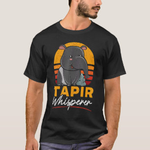 Tapir Whisperer Wildlife Animal Zookeeper Tapir T Shirt