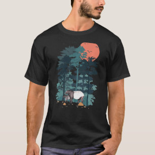 Tapirberget Gräs Träd Himlar ligger långt bort T Shirt