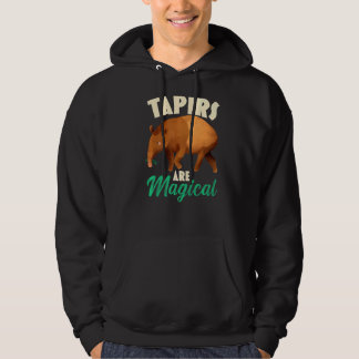 Tapirer är magiska djurparker för vilda djur hoodie