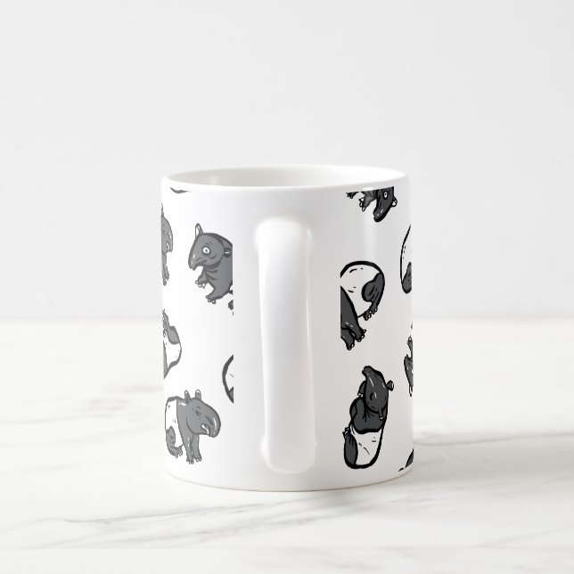 Tapirfamilj Kaffemugg (Handtag)