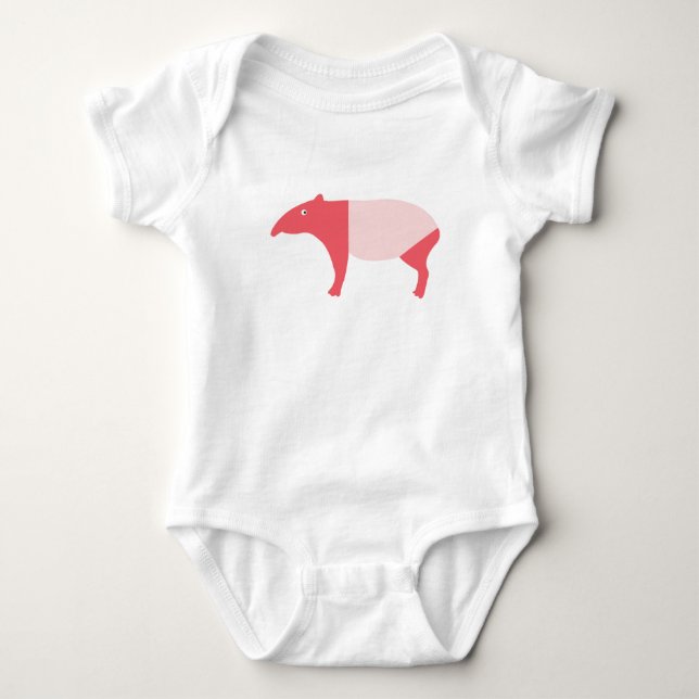 Tapirspädbarnranka T-shirt (Framsida)