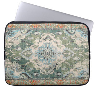 Tapis antique vert laptop fodral