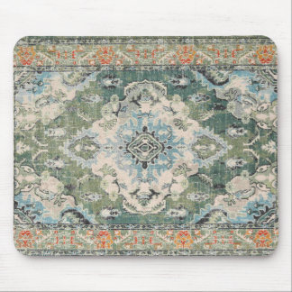 Tapis antique vert musmatta