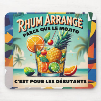 Tapis de souris arrangé au rhum tropical  musmatta