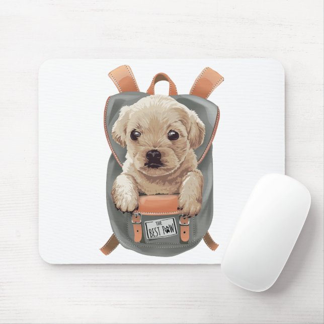 tapis de souris bag pag hund musmatta (Med mus)