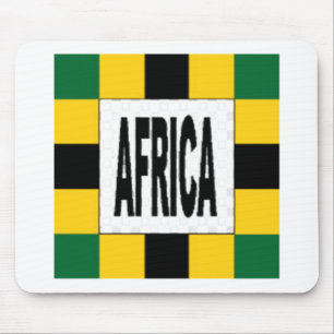 Tapis de souris blanc Design AFRIKA Musmatta