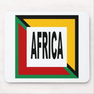 Tapis de souris blanc Design AFRIKA Musmatta
