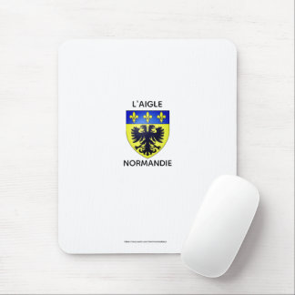 Tapis de souris - blason de L'Aigle - Normandie Musmatta