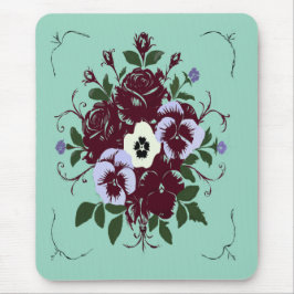 Tapis de Souris Botanique – Bouquet de Violettes Musmatta