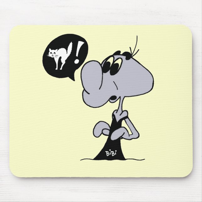 tapis de souris chat personnage BIBI Musmatta (Framsidan)