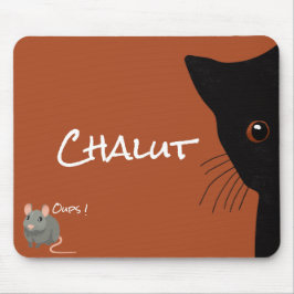 Tapis De Souris chatta noir et souris Musmatta