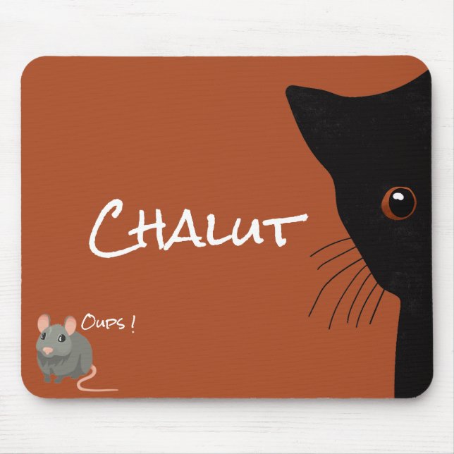 Tapis De Souris chatta noir et souris Musmatta (Framsidan)
