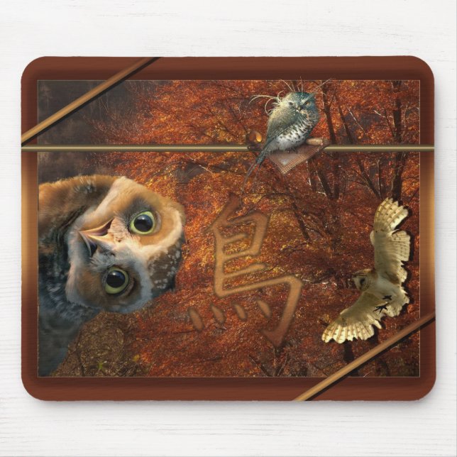 Tapis de souris chouette musmatta (Framsidan)