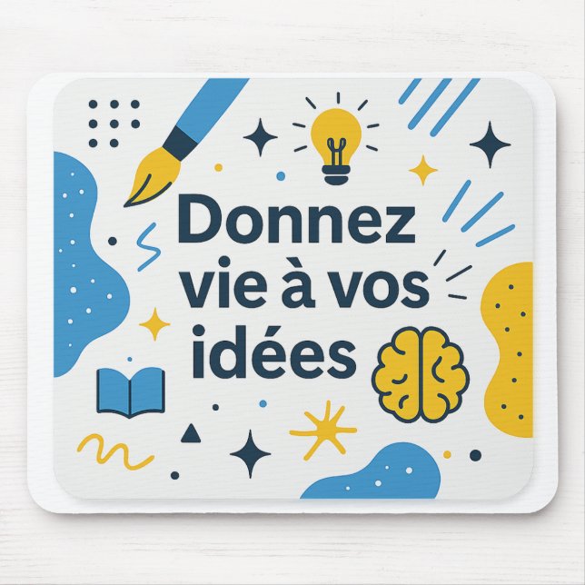 Tapis de souris créatif et inspirant “Donnez vie à Musmatta (Framsidan)