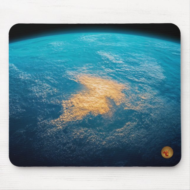 Tapis de Souris Exoplanète Bleue Musmatta (Framsidan)