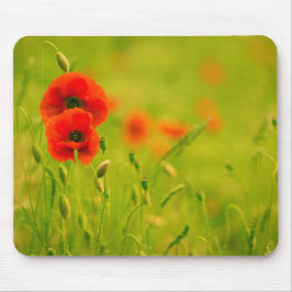 Tapis de souris, Printemps et fleurs de coquelicot Musmatta