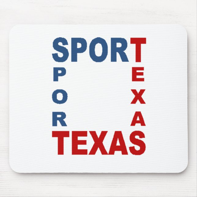 Tapis de souris  SPORT  TEXAS Musmatta (Framsidan)