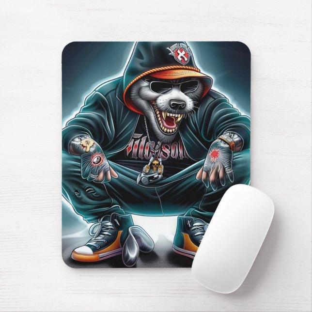 Tapis Sourie Rap Série 1 -2 Musmatta (Med mus)