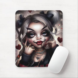 Tapis Sourie Woman with Clown Makeup Musmatta