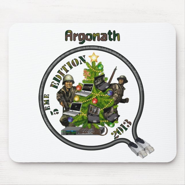 Tapis souris Lan de Noël Argonath Musmatta (Framsidan)