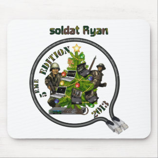 Tapis souris Lan de Noël soldat Ryan Musmatta