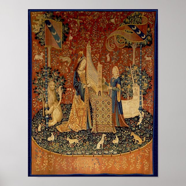 Tapisserie de La Dame à la licorne Poster (Framsidan)