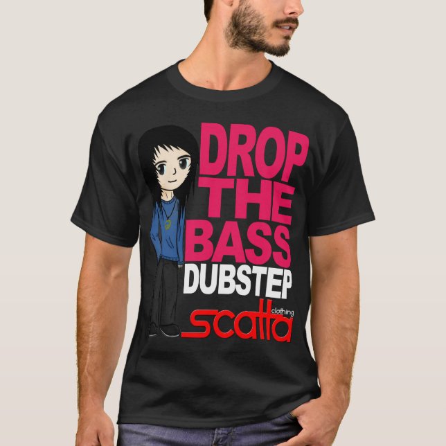 Tappa den bas- Dubstep t-skjortan T Shirt (Framsida)