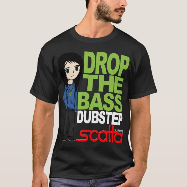 Tappa den bas- Dubstep t-skjortan T Shirt (Framsida)