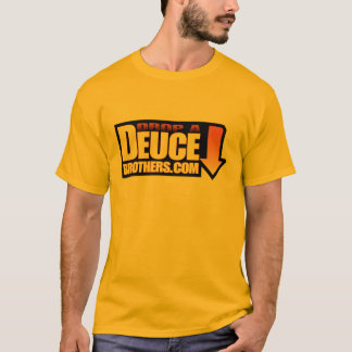 Tappa en orange för Deucebroderlogotyp Tee Shirt