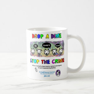 Tappa ett Dimestopp brott Kaffemugg