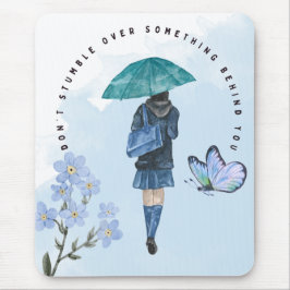 Tappa inte över något bakom dig musmatta