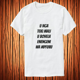 Tappa inte pengar i hippopotamusbenet t shirt