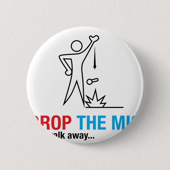 Tappa Micen och gå bort Knapp (Framsida)