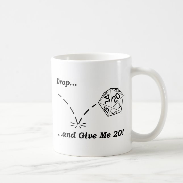 Tappa och ge mig 20! - mugg (Höger)