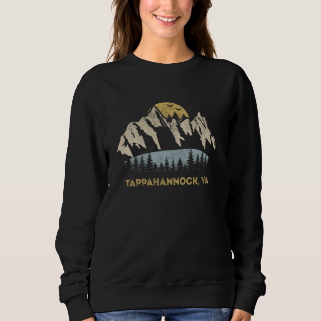 Tappahannock Virginia Mountain Sunset Sunrise VA T Shirt (Framsida)