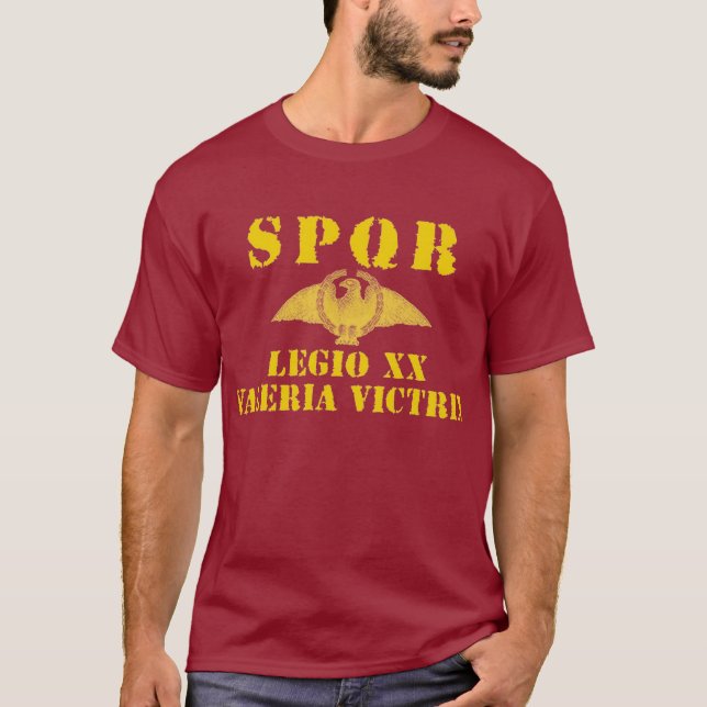 Tapper 20th legion för 20 Octavian/Augustus - örn T-shirt (Framsida)