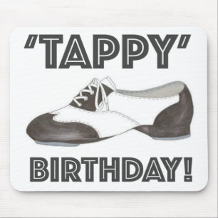 Tappy Birthday Black White Tap Dance Teacher Shoe Musmatta
