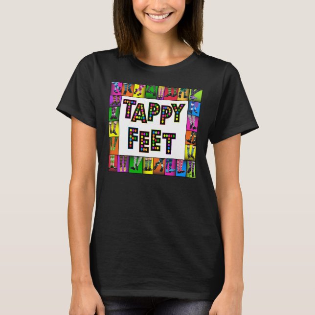 Tappy fot - steppT-tröja T-shirt (Framsida)