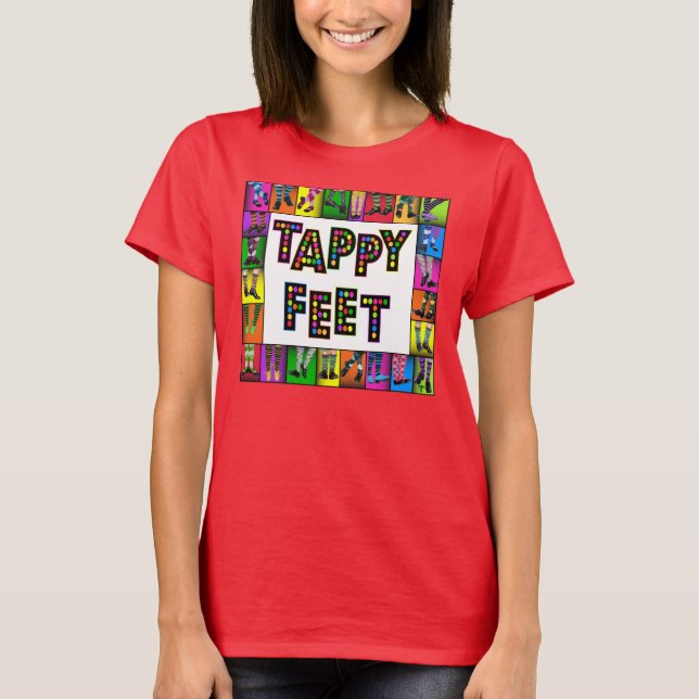 Tappy fotT-tröja Tee Shirt (Framsida)