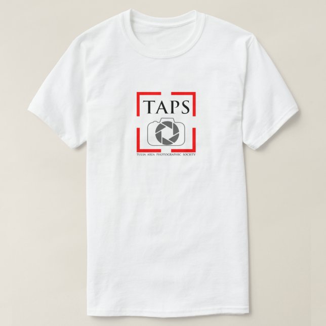 TAPS Tulsa Area Photographic Society T-Shirt (Design framsida)