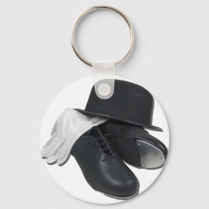 TapShoesBowlerGloves012511 Nyckelring