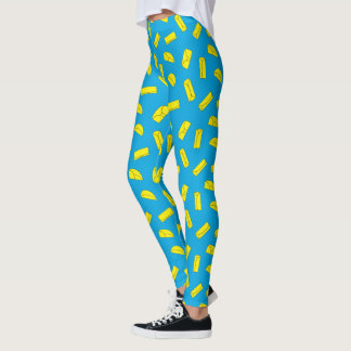 Taqueria Mexican Cuisine Burrito Fajita Enchilada Leggings
