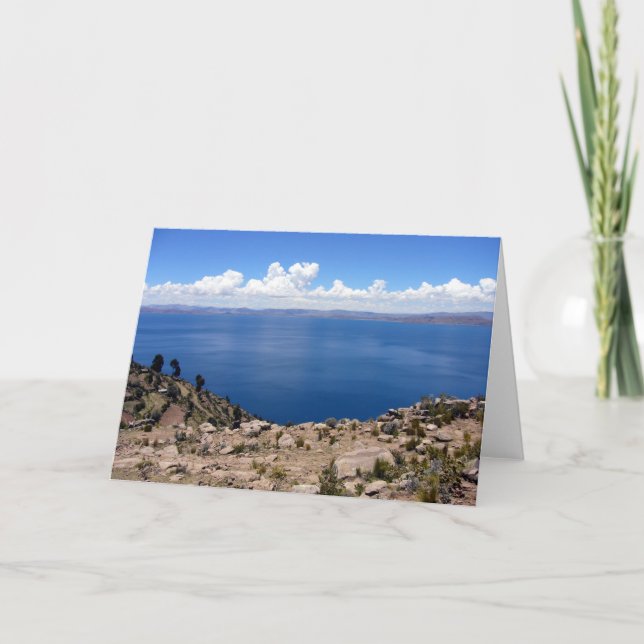 taquile titicaca kort (Framsida)