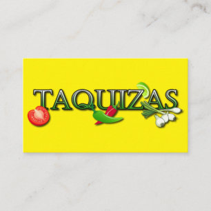 Taquizas tako-stativ visitkort