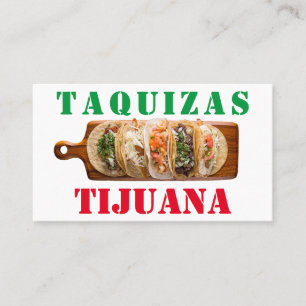 Taquizas tijuana visitkort
