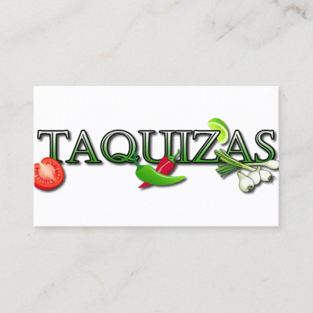 Taquizas Visitkort (Framsida)