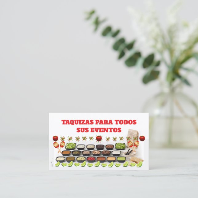 Taquizas Visitkort (Stående Fram)