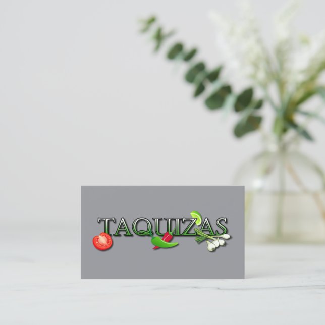 Taquizas Visitkort (Stående Fram)