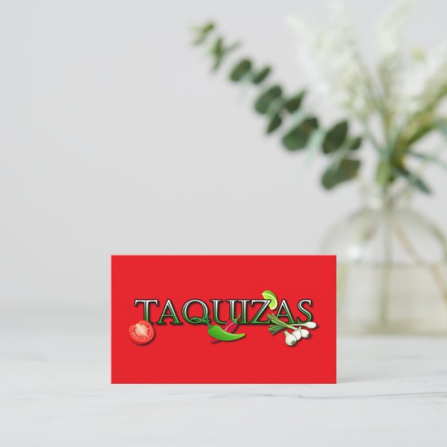 Taquizas Visitkort (Stående Fram)