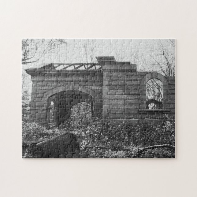 Tar emot Grav Ruin Pussel (Horisontell)